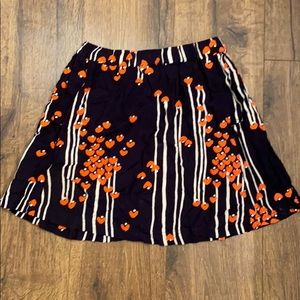 Floral short skirt